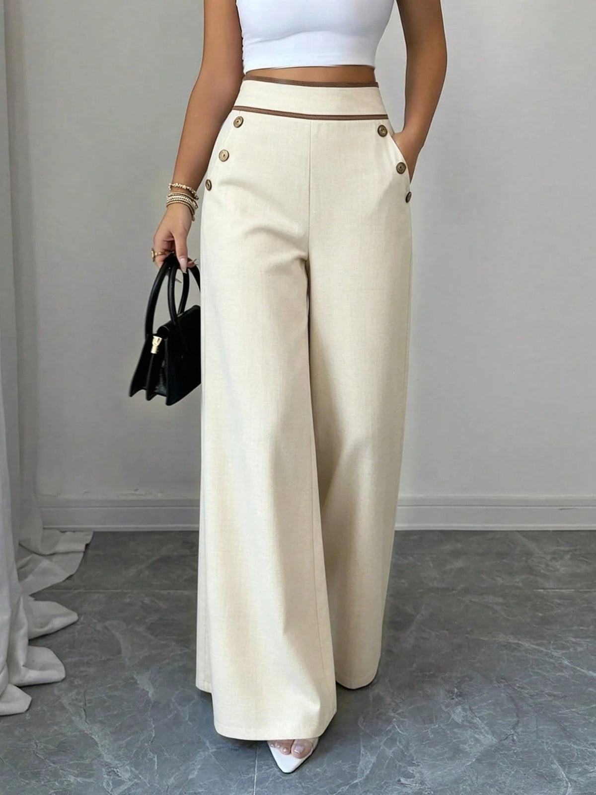 ππ¨ Effortless Elegance Wide-Leg Trousers