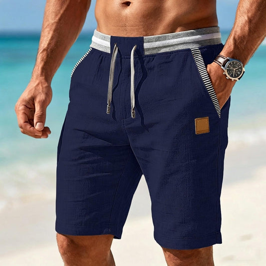 ✨ Men’s Breathable Linen-Blend Summer Shorts — Relaxed Fit & All-Day Comfort