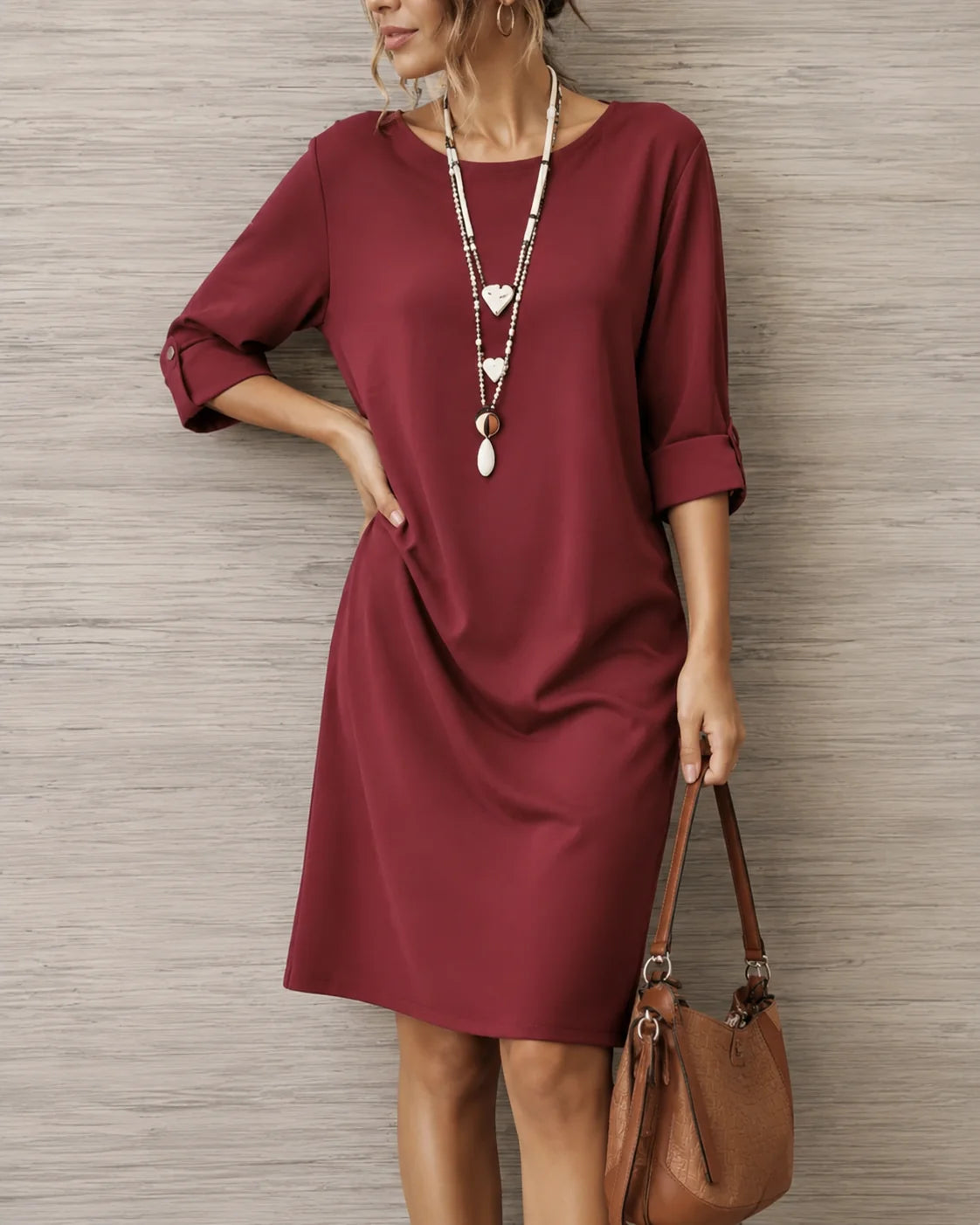 Women's Effortless Elegance Pocket Dress