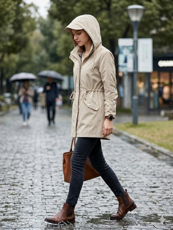 💖50% OFF🧥Women's Chic. Lightweight. Waterproof Jacket 🍃-Unleash Style and Durability in Any Storm!