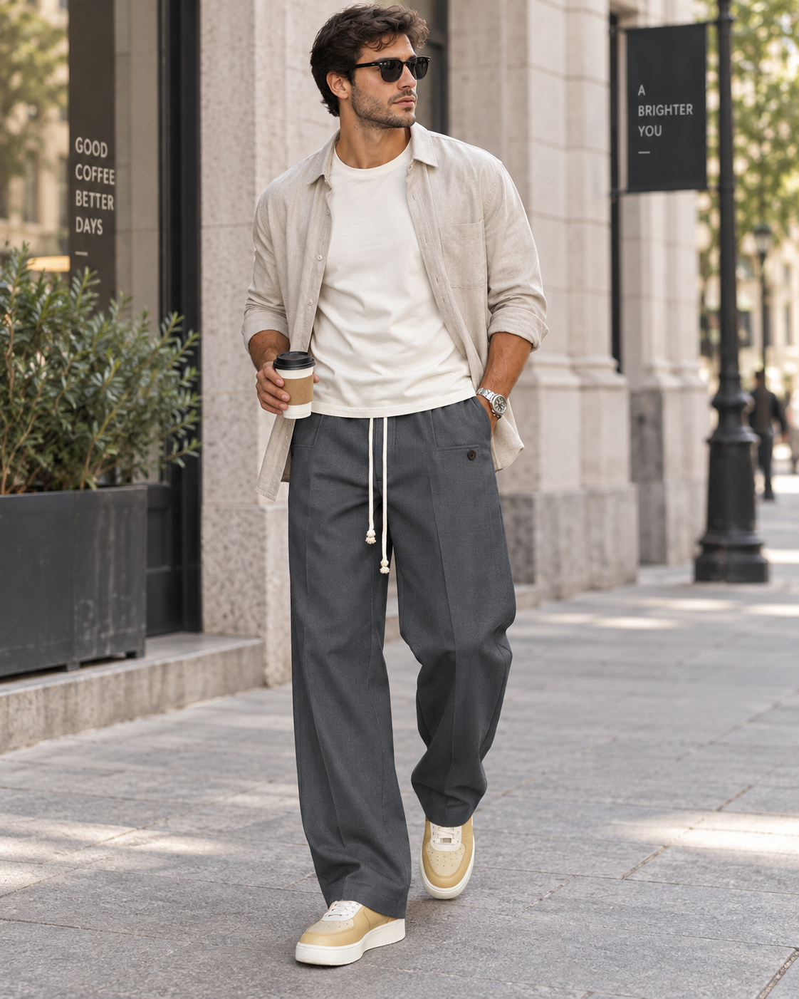 🔥 Relaxed Tailored Drawstring Pants — Comfort Meets Effortless Style