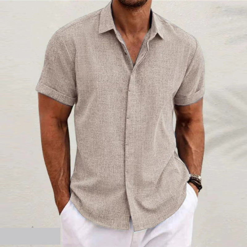 🔥 Men’s Summer Essential Linen Shirt