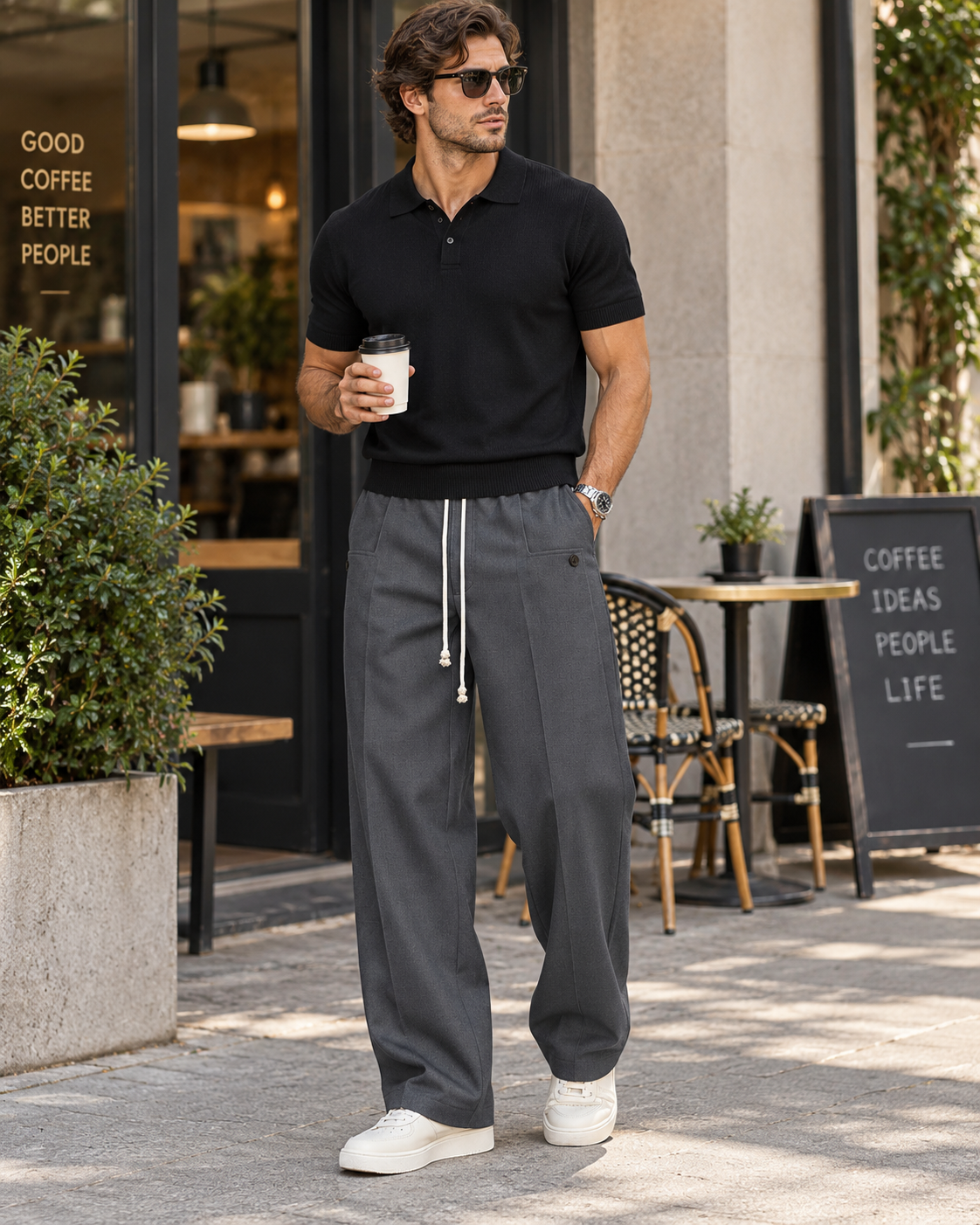 🔥 Relaxed Tailored Drawstring Pants — Comfort Meets Effortless Style