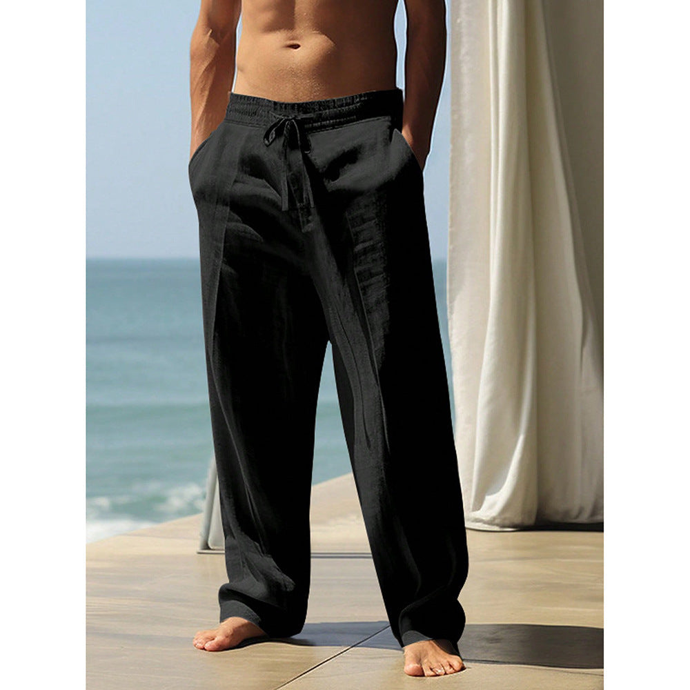 🌞 Breathable Linen Beach Pants For Men
