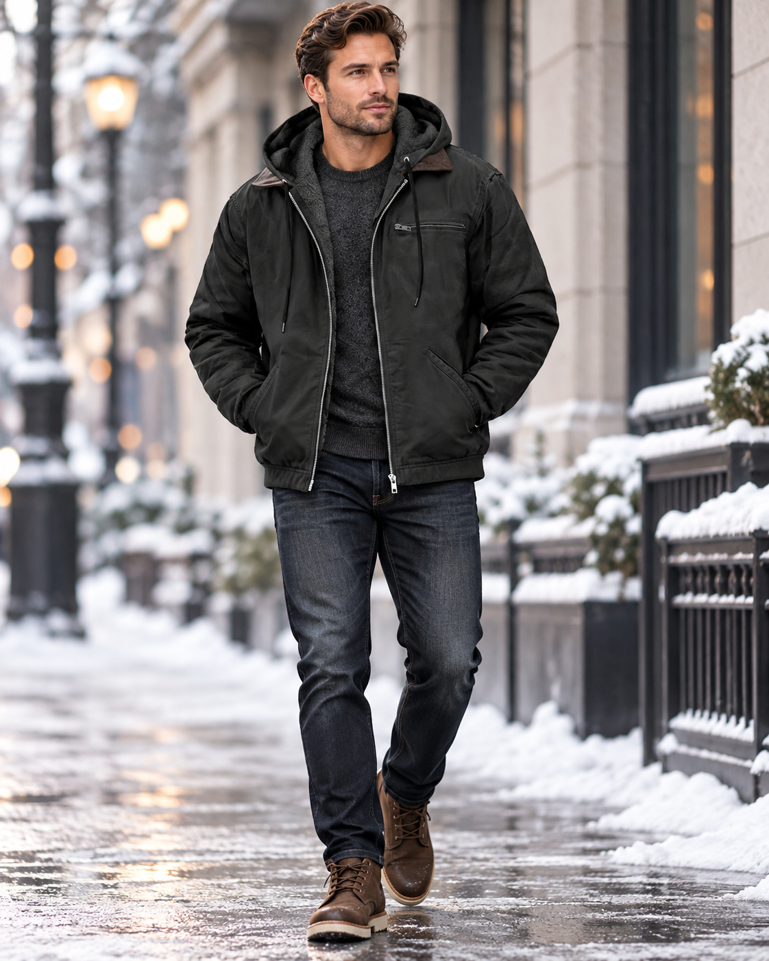 Casual Hooded Jacket