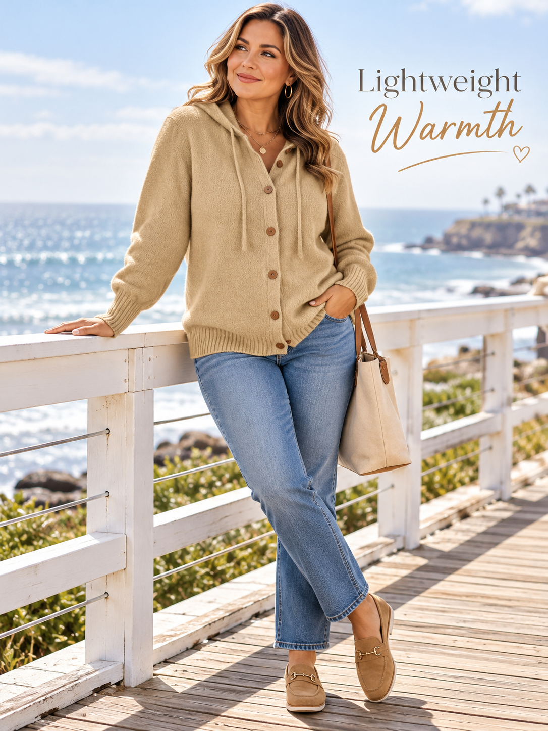 Cozy Charm Hooded Cardigan