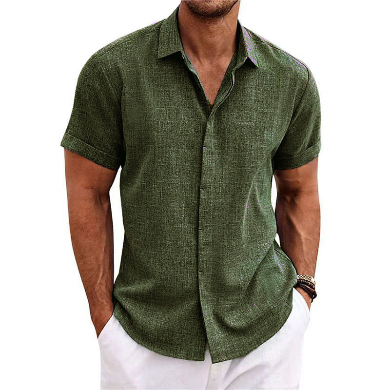 🔥 Men’s Summer Essential Linen Shirt