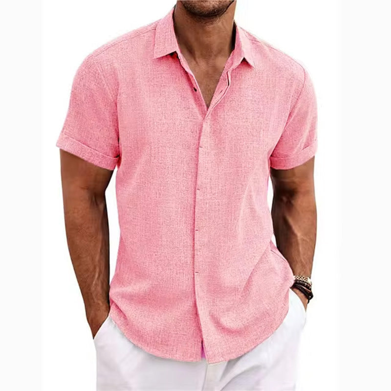 🔥 Men’s Summer Essential Linen Shirt
