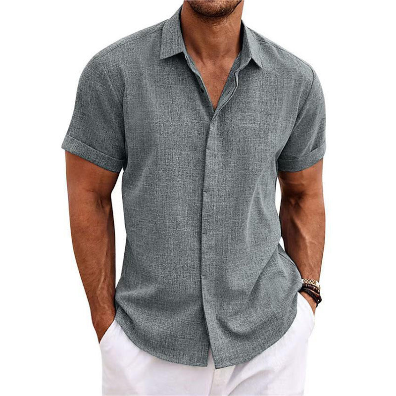 🔥 Men’s Summer Essential Linen Shirt