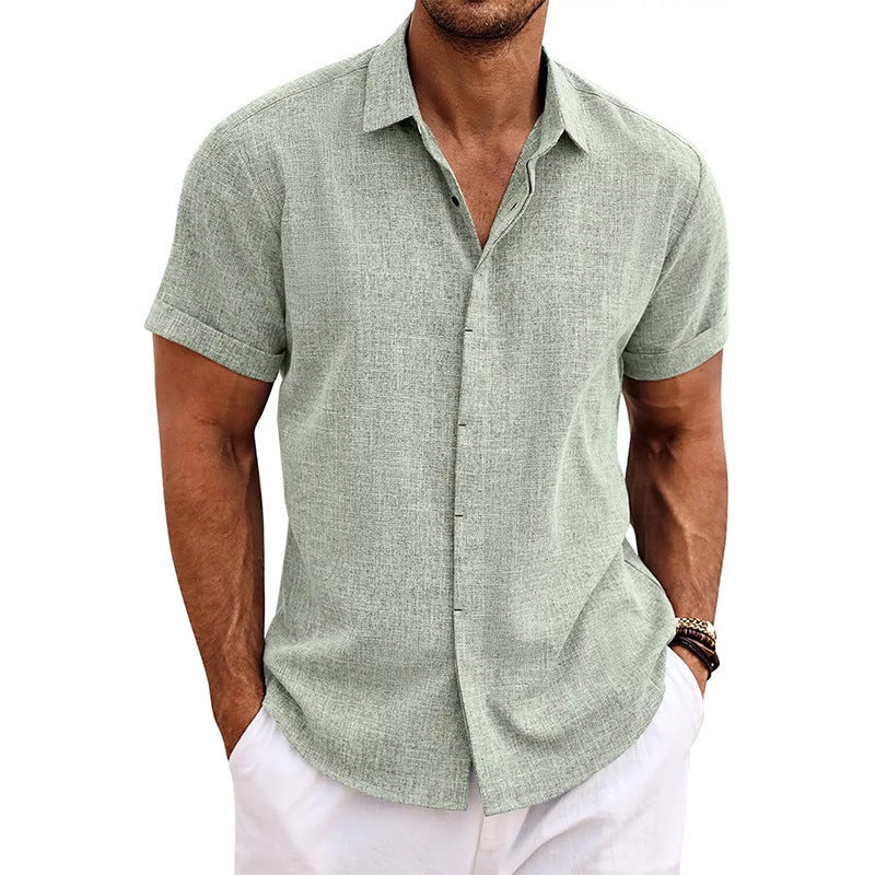 🔥 Men’s Summer Essential Linen Shirt