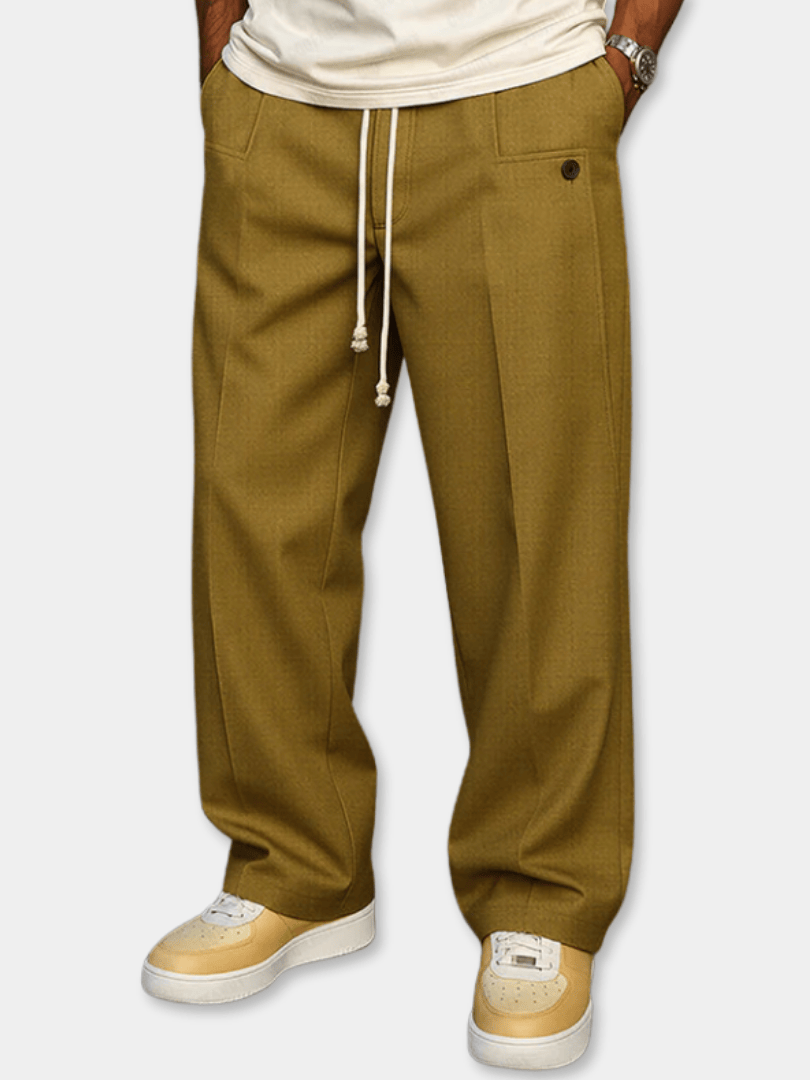 🔥 Relaxed Tailored Drawstring Pants — Comfort Meets Effortless Style