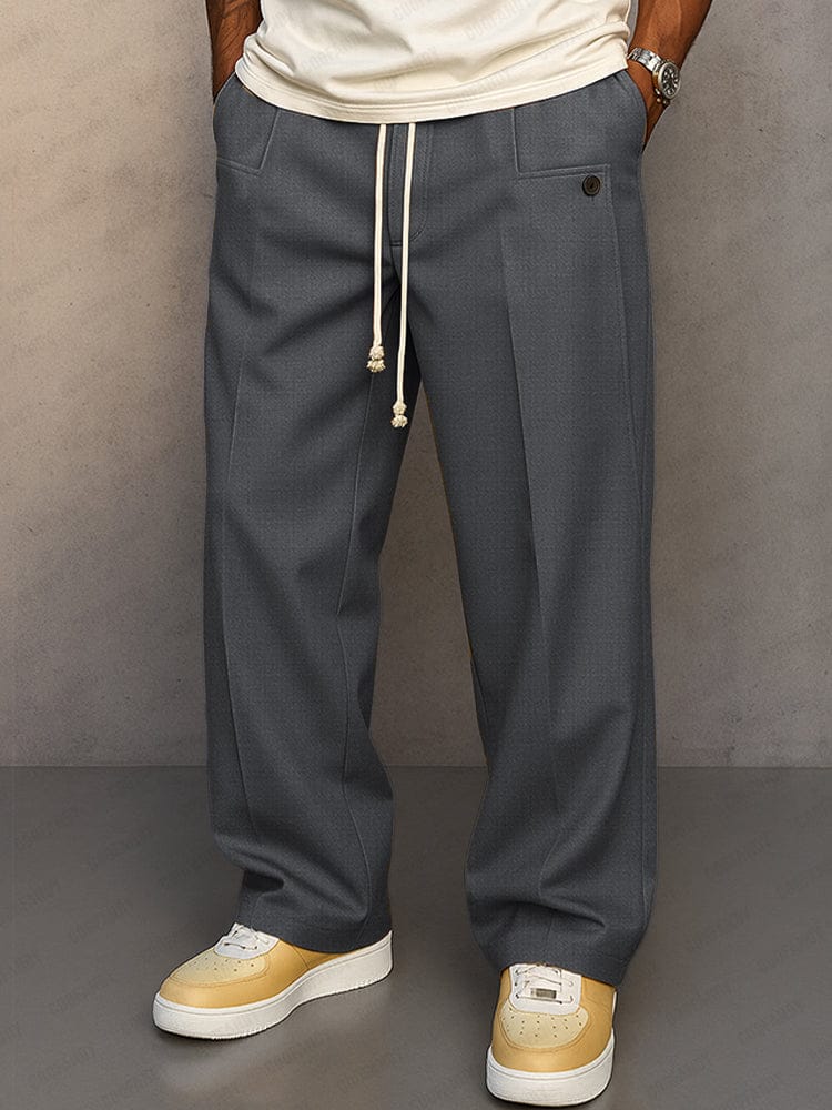 🔥 Relaxed Tailored Drawstring Pants — Comfort Meets Effortless Style