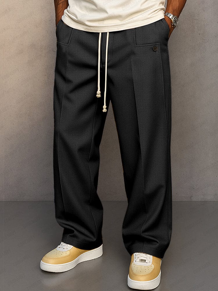 🔥 Relaxed Tailored Drawstring Pants — Comfort Meets Effortless Style