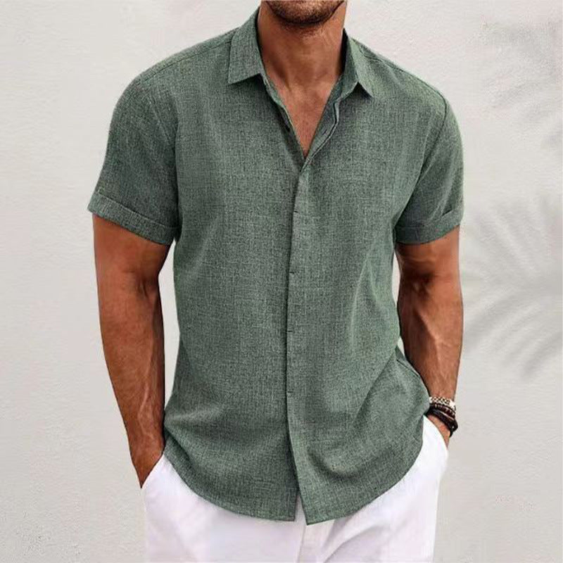 🔥 Men’s Summer Essential Linen Shirt