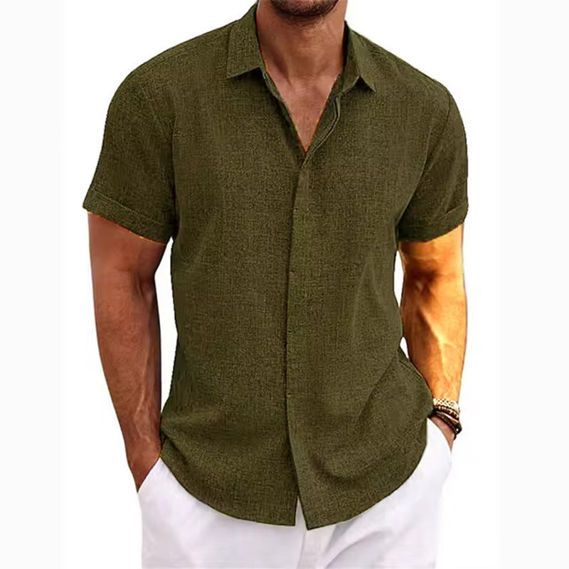 🔥 Men’s Summer Essential Linen Shirt