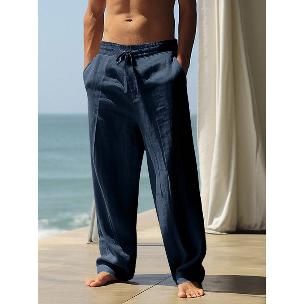 🌞 Breathable Linen Beach Pants For Men