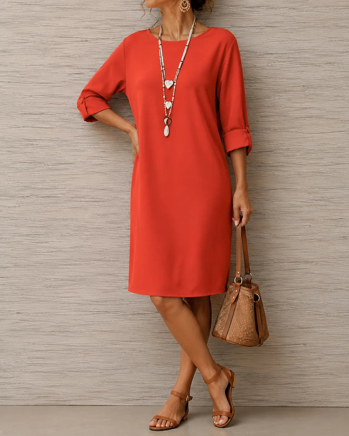 Women's Effortless Elegance Pocket Dress