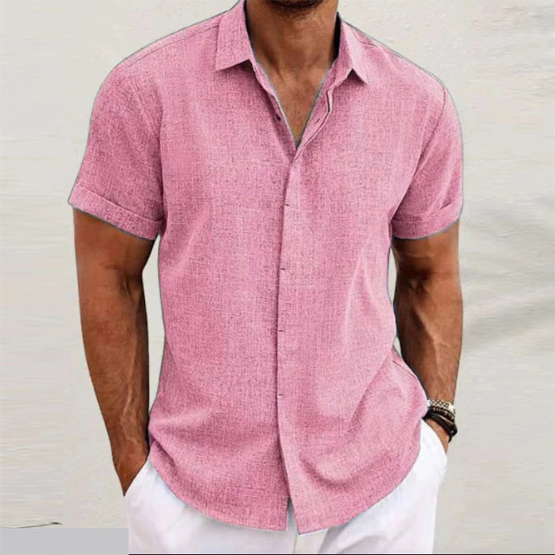 🔥 Men’s Summer Essential Linen Shirt