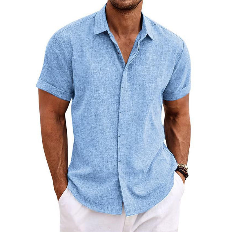 🔥 Men’s Summer Essential Linen Shirt