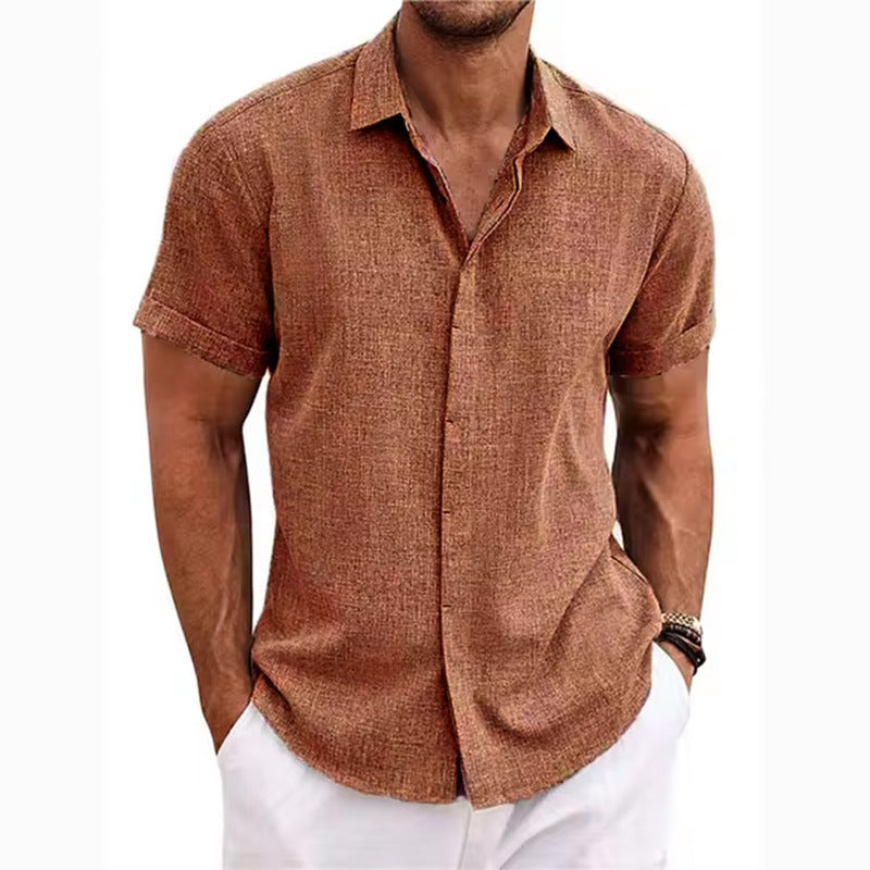 🔥 Men’s Summer Essential Linen Shirt